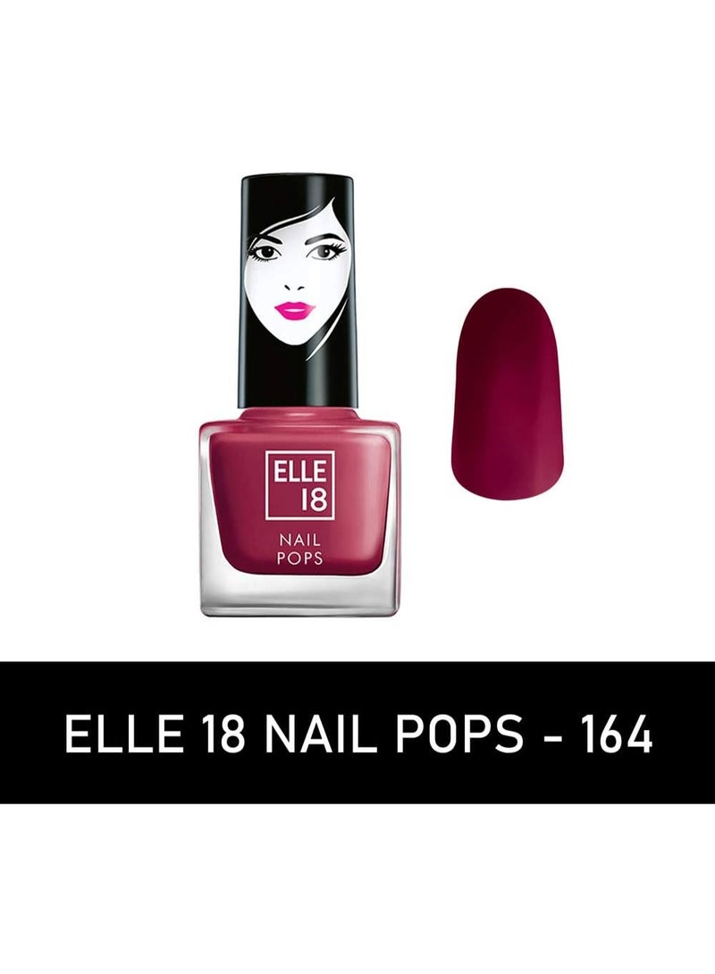 Elle 18 Nail Pops Nail Color Matte Finish 164 & Elle18 Nail Pops Nail Color 156, 5 Ml - Image 2